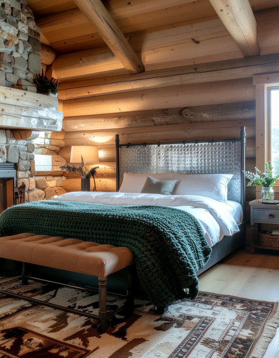 Rustic Metal Headboard - 30 bedroom metal headboards