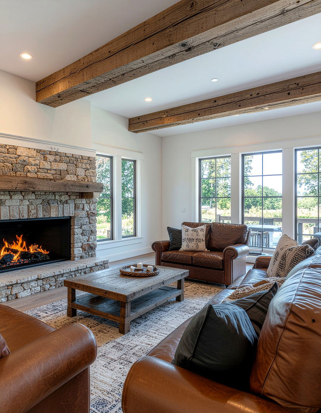 Rustic Neutral Living Room - 30 neutral living room ideas