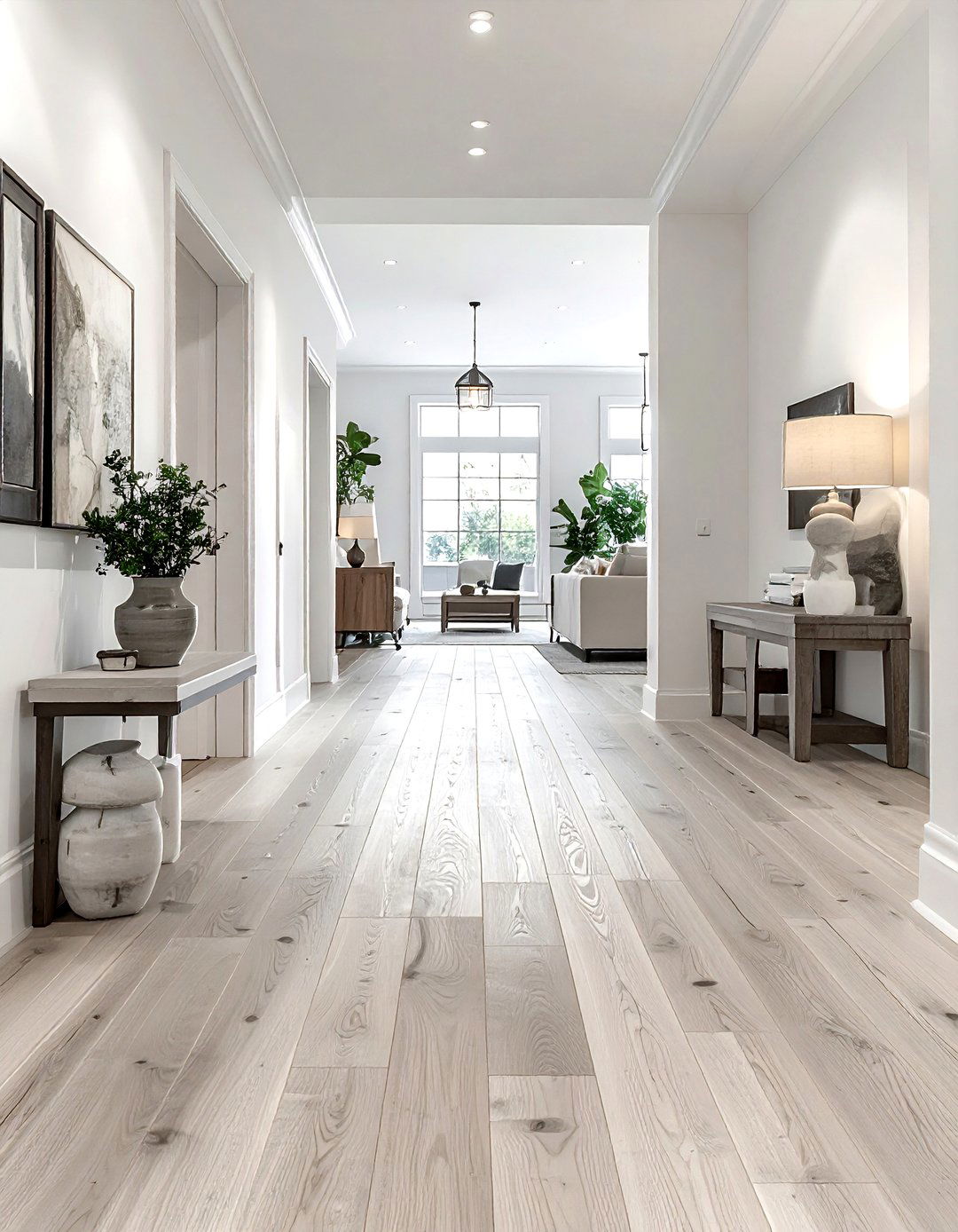 Rustic Oak Flooring - 30 transitional home decor ideas