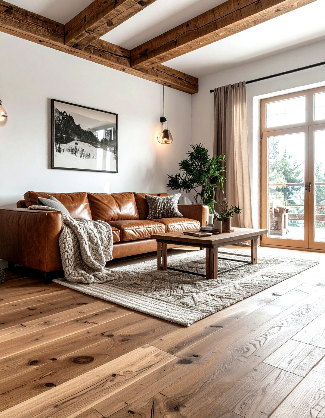 Rustic Oak Laminate Flooring - 30 living room laminate flooring ideas