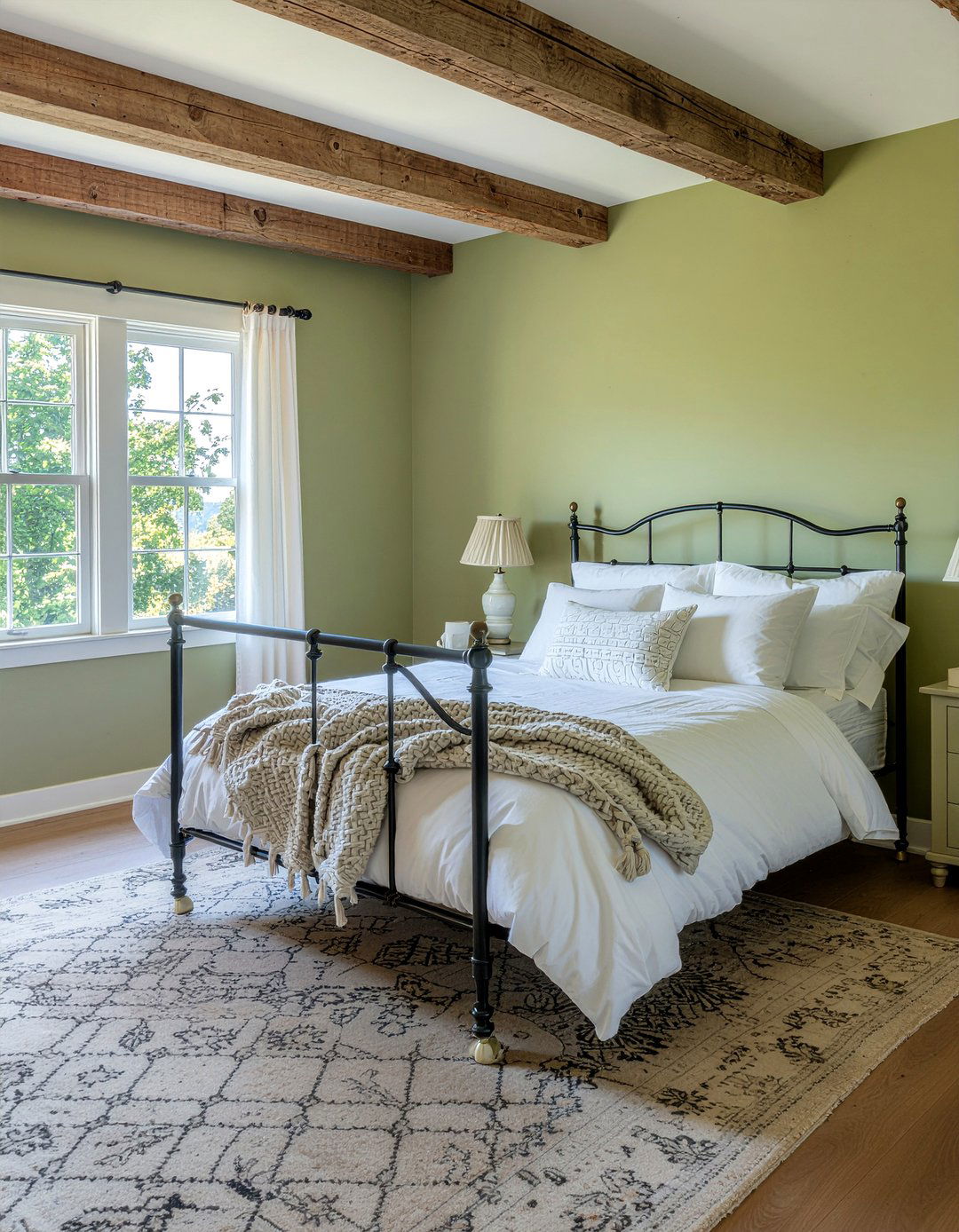 Rustic Olive Green Bedroom - 30 olive green bedroom ideas