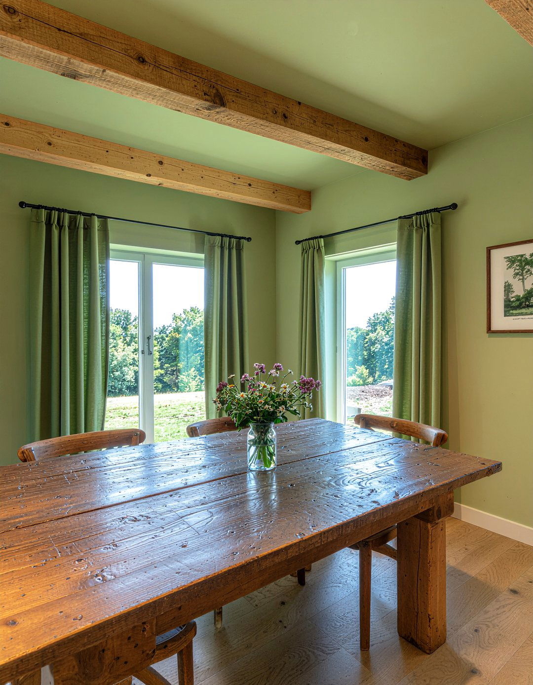 Rustic Olive Green Dining Room - 30 olive green dining room ideas