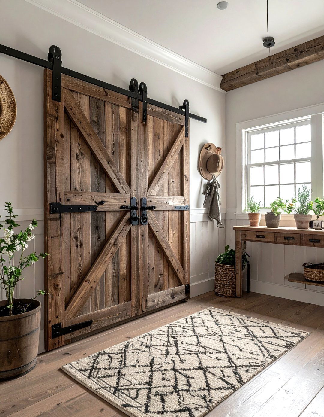 Rustic Pantry Door - 30 vintage kitchen ideas