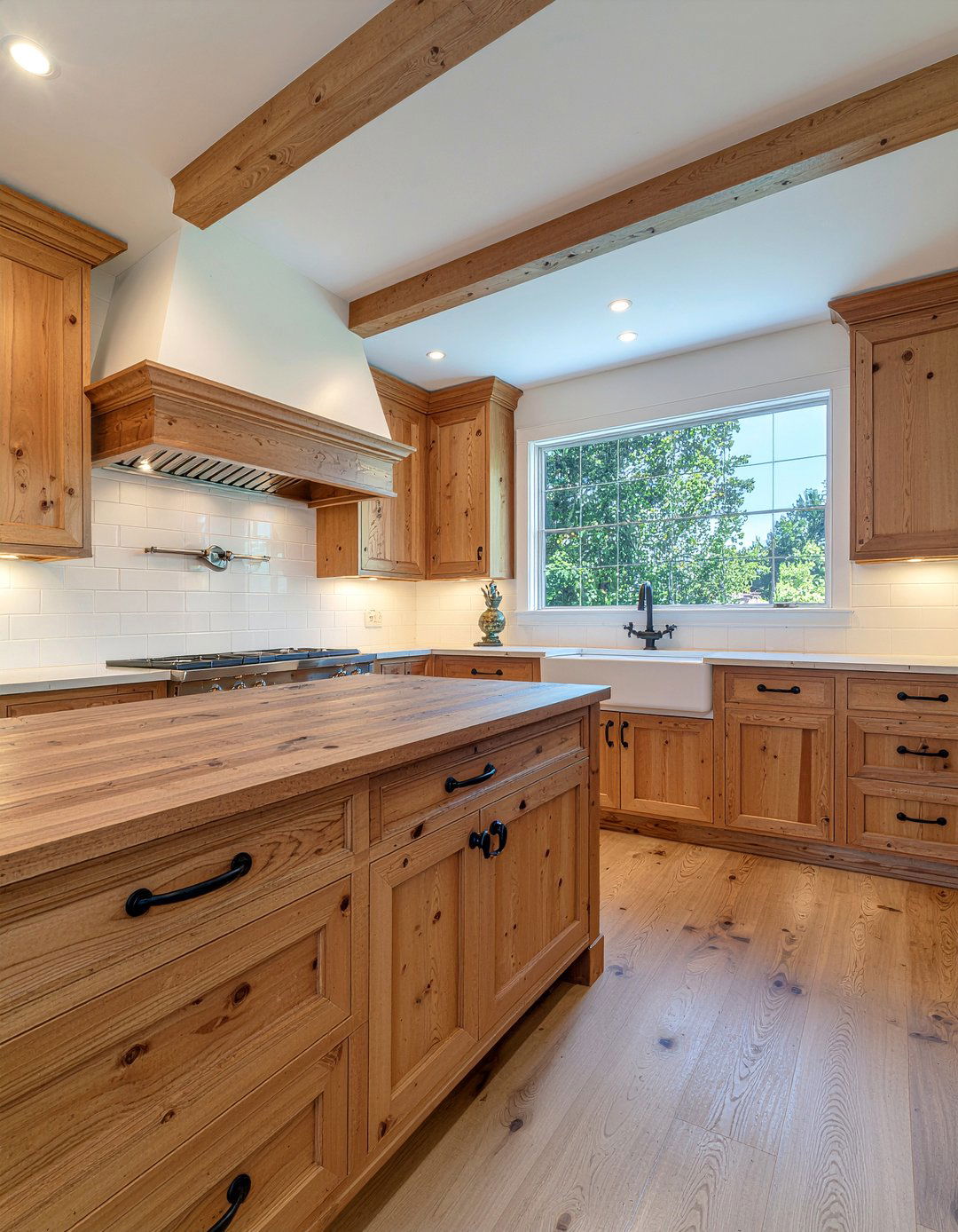 Rustic Pine Wood Laminate - 30 laminate countertop kitchen ideas