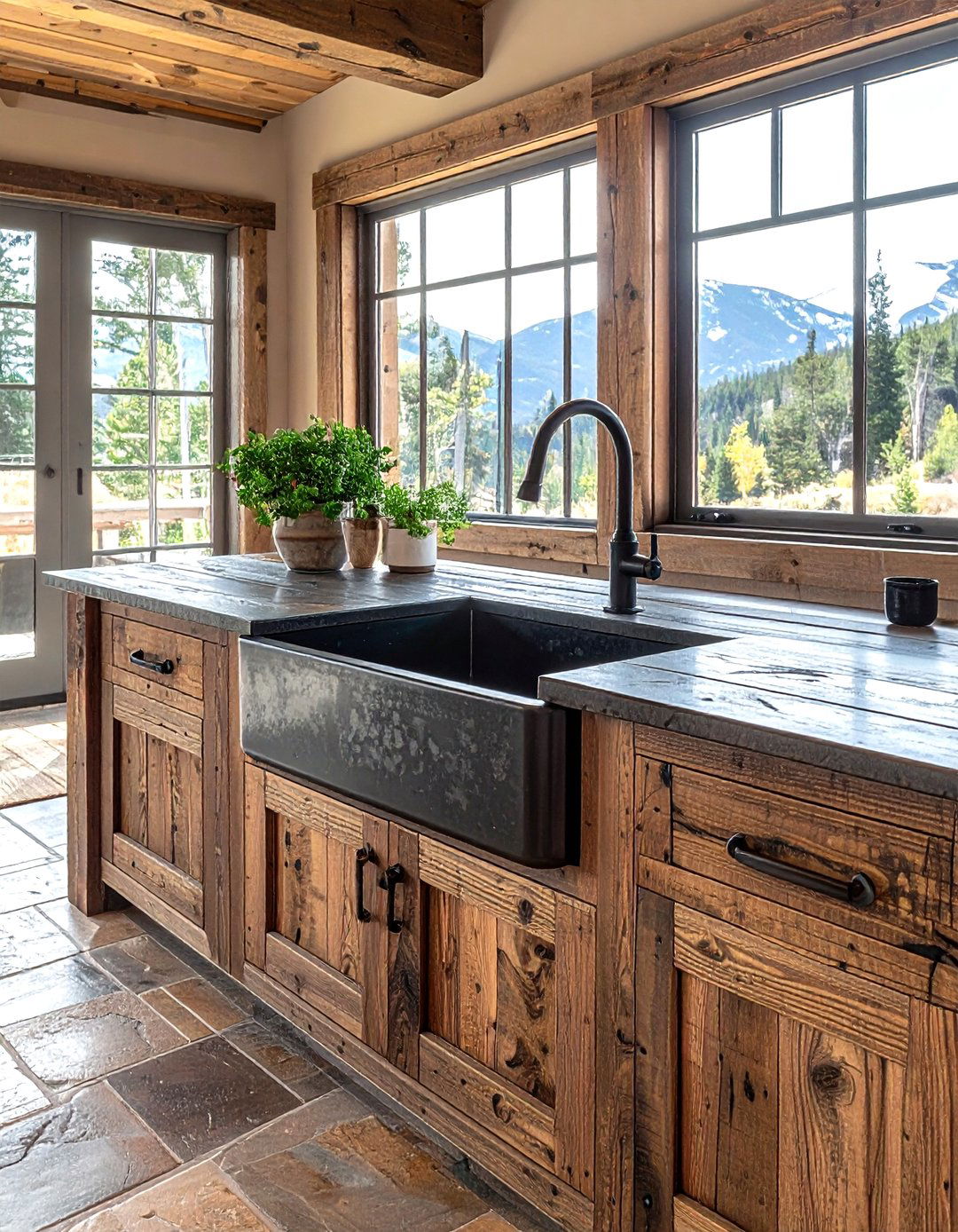 Rustic Prep Sink - 30 prep sink kitchen ideas