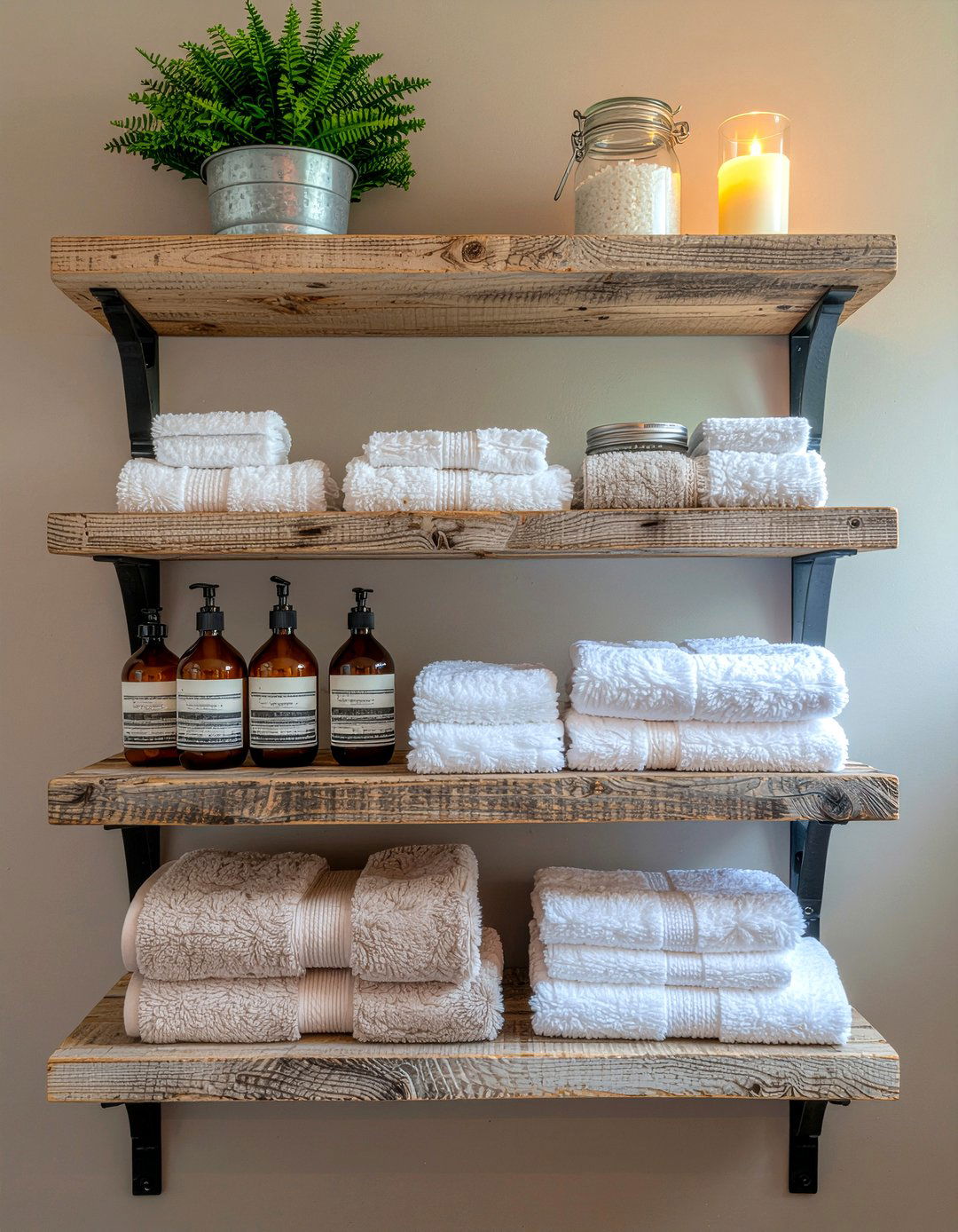 30 Versatile Bathroom Shelf Ideas for Practical Home Storage