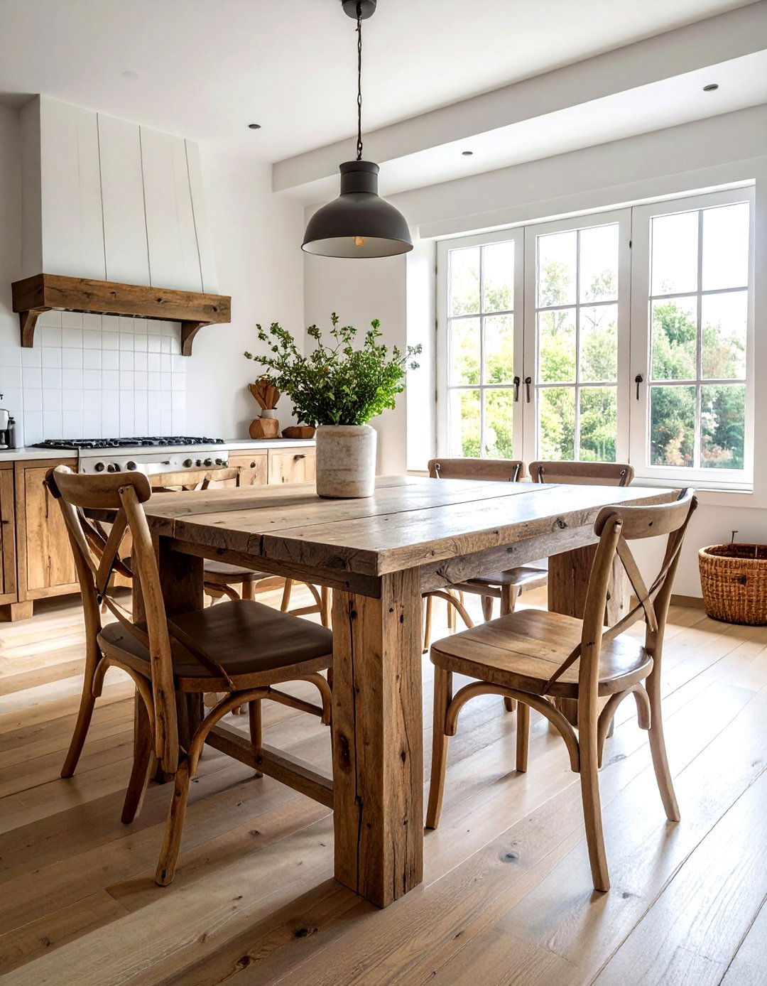 Rustic Reclaimed Wood Table - 30 rectangular dining table ideas