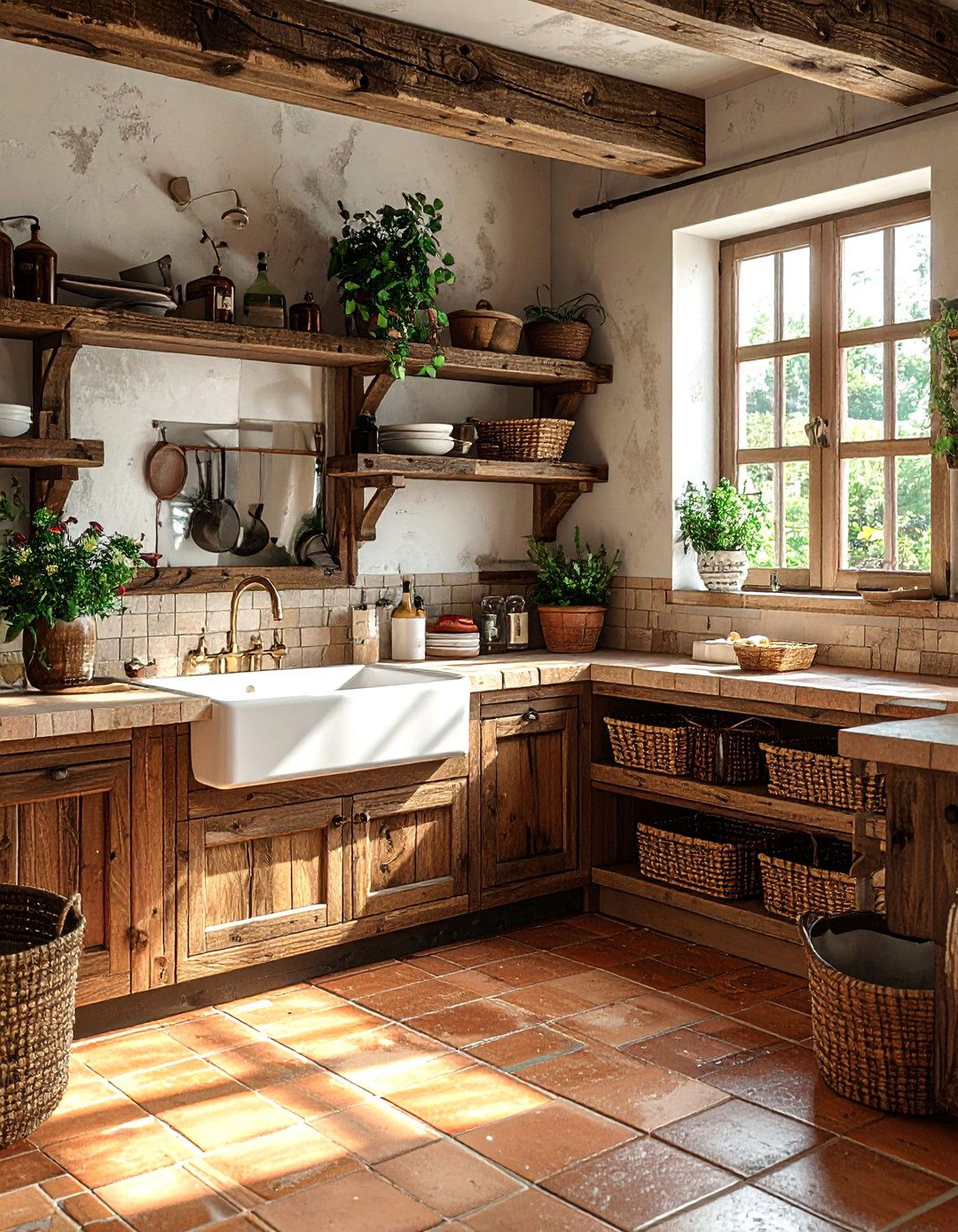 Rustic Scullery - 30 kitchen scullery ideas