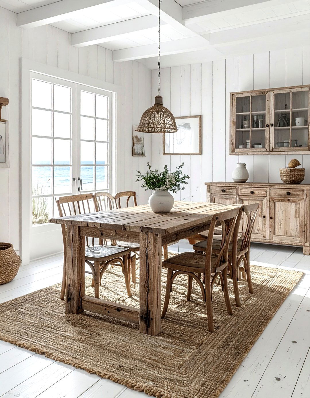 Rustic Seaside Dining Room - 30 seaside dining room ideas