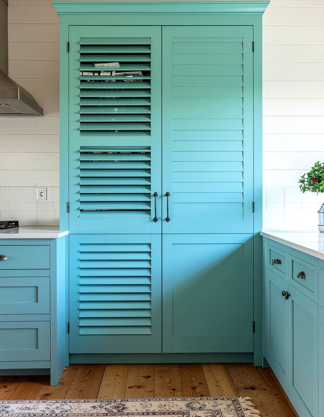 Rustic Shutter Organizer - 30 kitchen command center ideas