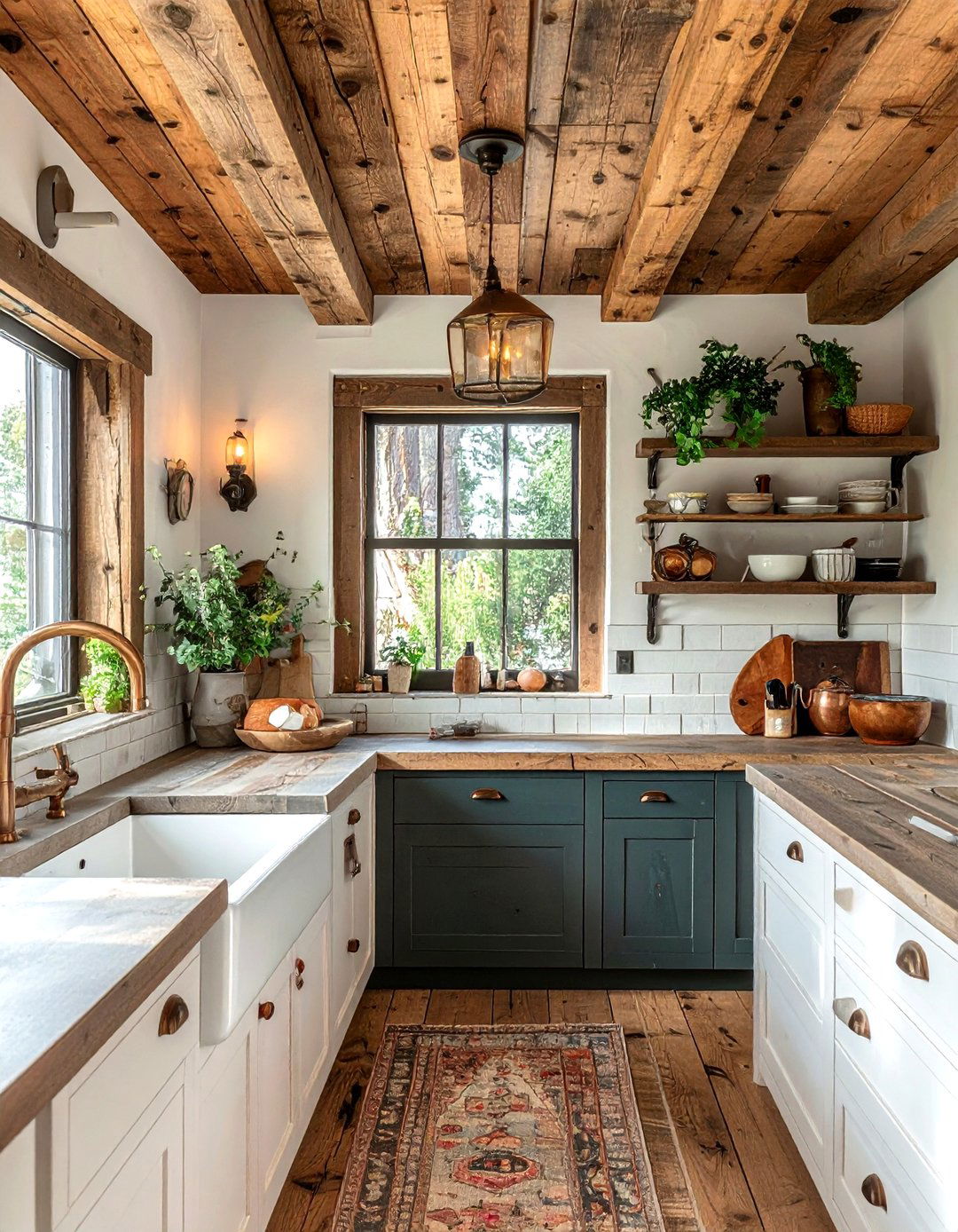 Rustic Small Kitchen - 30 small kitchen layout ideas