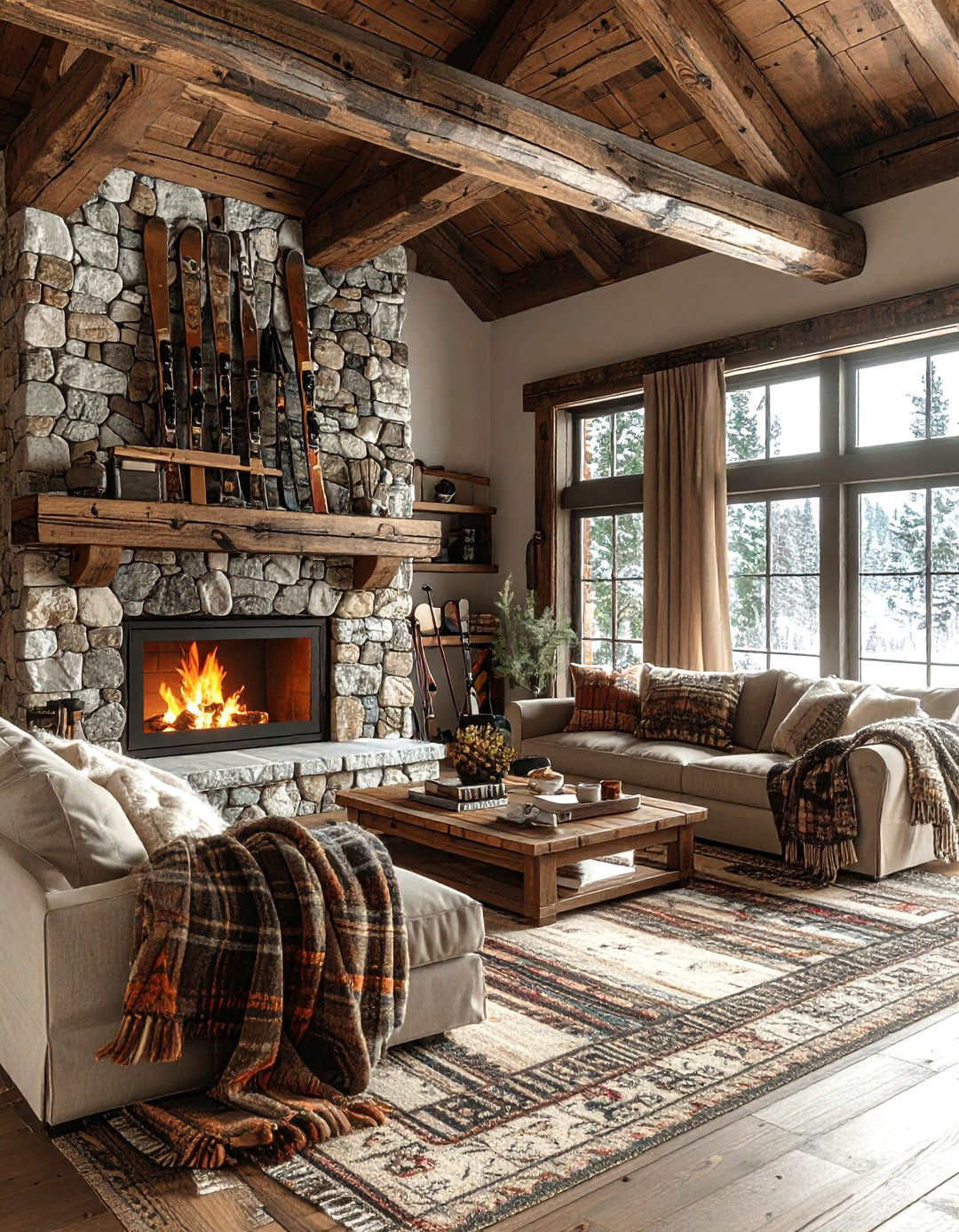 Rustic Sports Living Room - 30 sports themed living room ideas