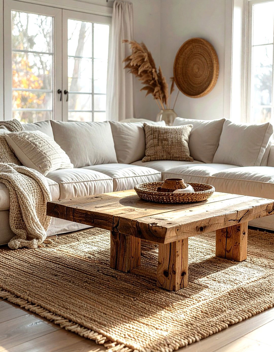 Rustic Square Coffee Table - 30 living room square coffee tables