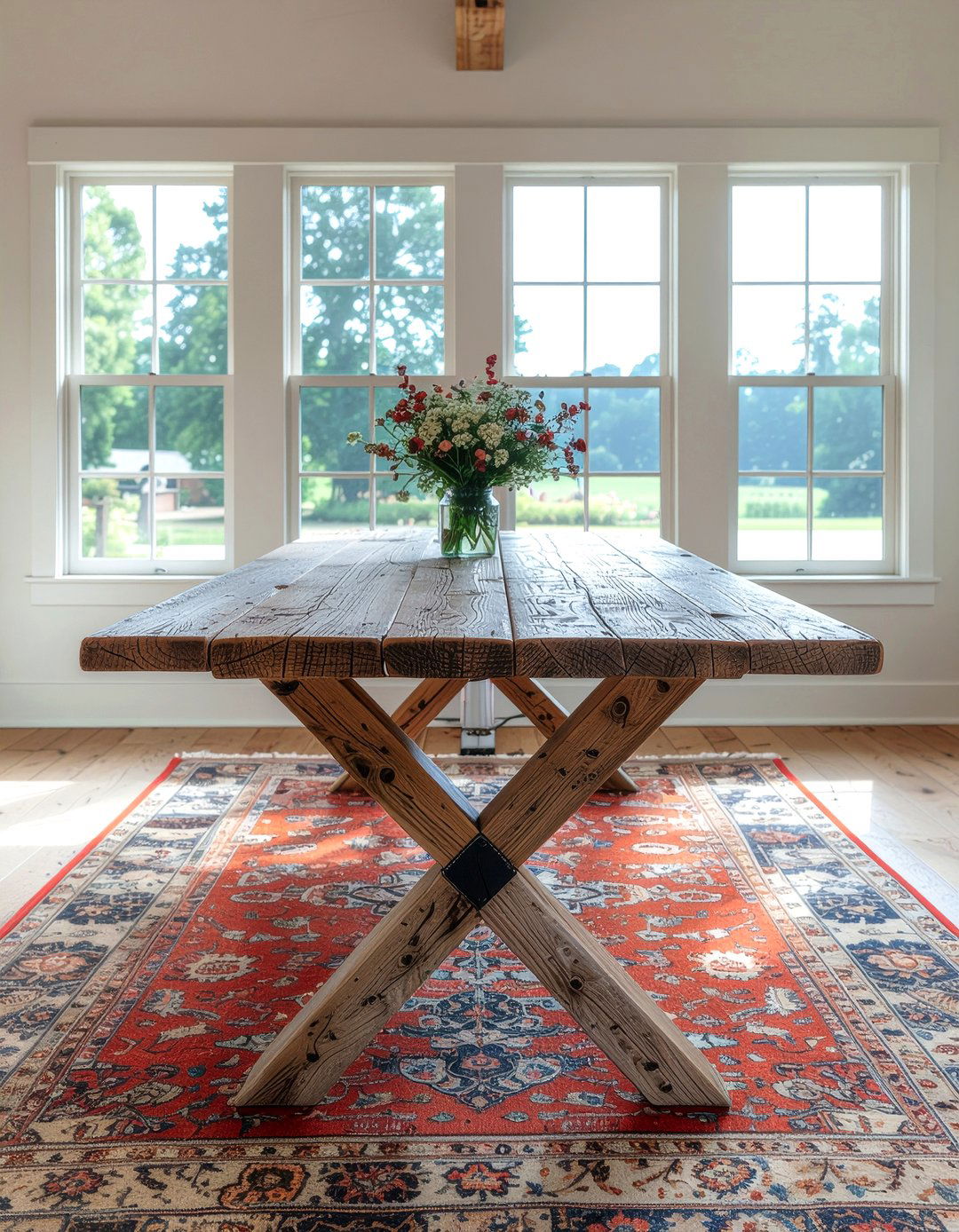 Rustic Trestle Table - 30 dining table for 12 ideas