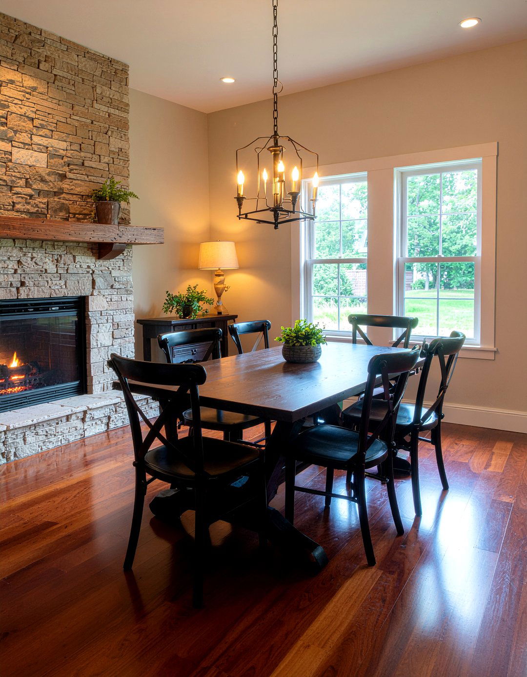 Rustic Trestle Table - 30 dining room seating for 6 ideas