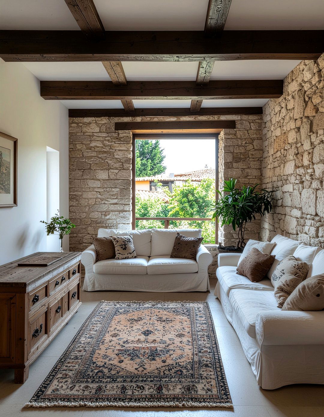 Rustic Turkish Farmhouse - 30 Turkish living room ideas