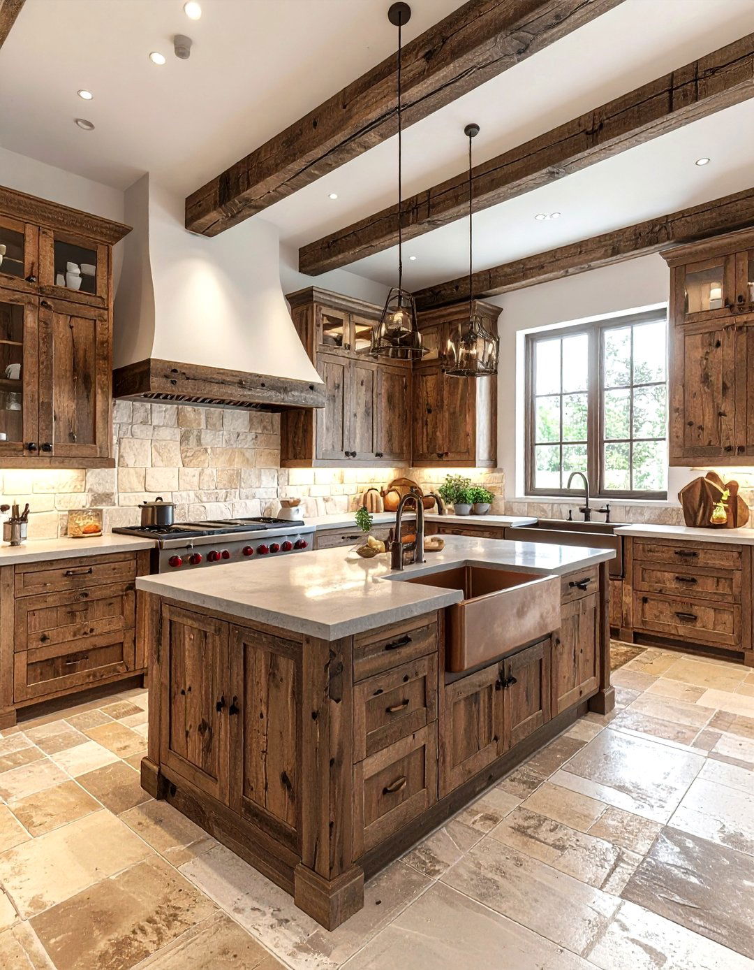 Rustic U shaped kitchen - 30 U-shaped kitchen ideas