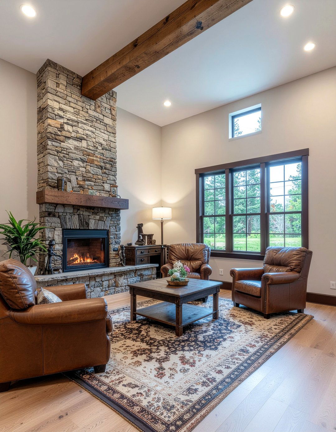 Rustic Wood Barn Door - 30 living room barn doors