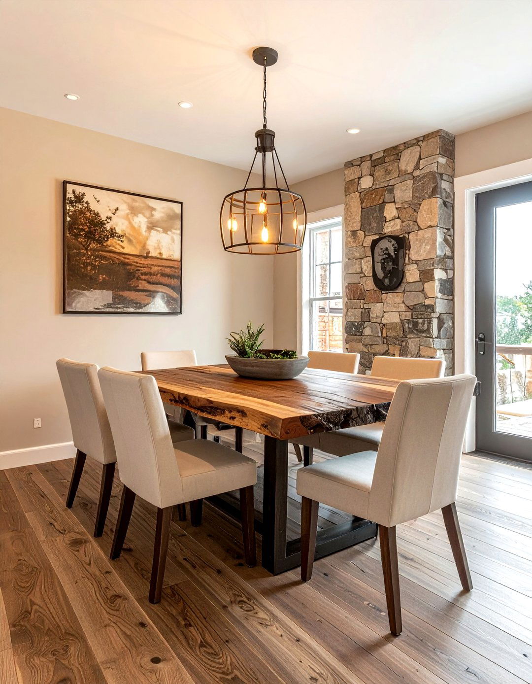 Rustic Wood Dining Room - 30 striking dining room ideas