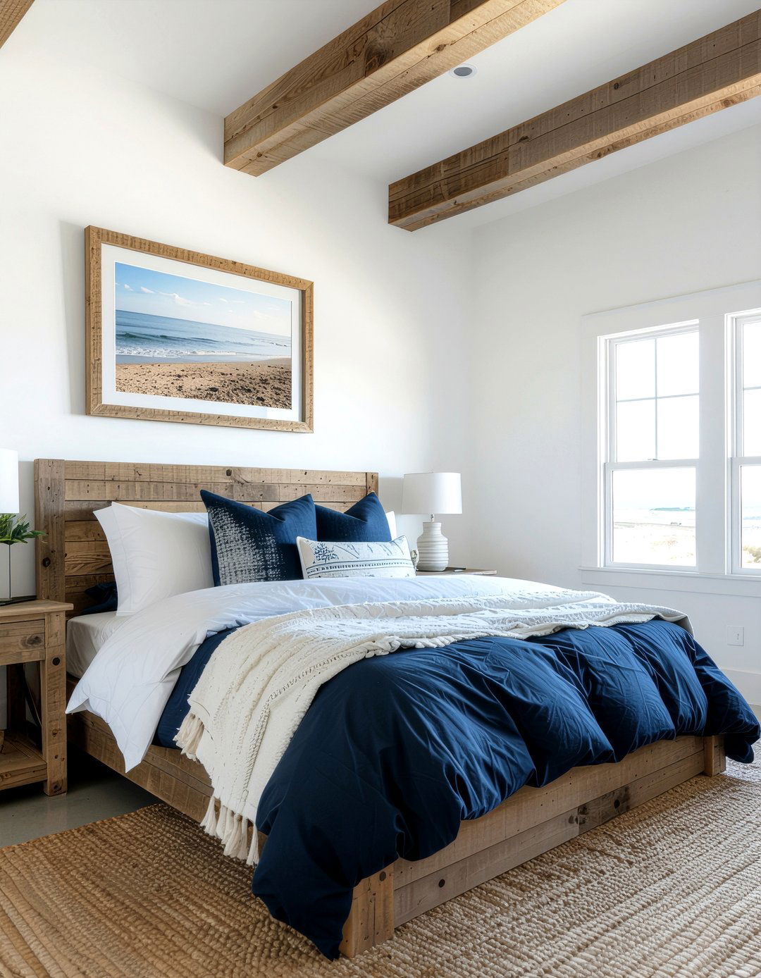 Rustic Wood Frame Photo - 30 bedroom family photo ideas