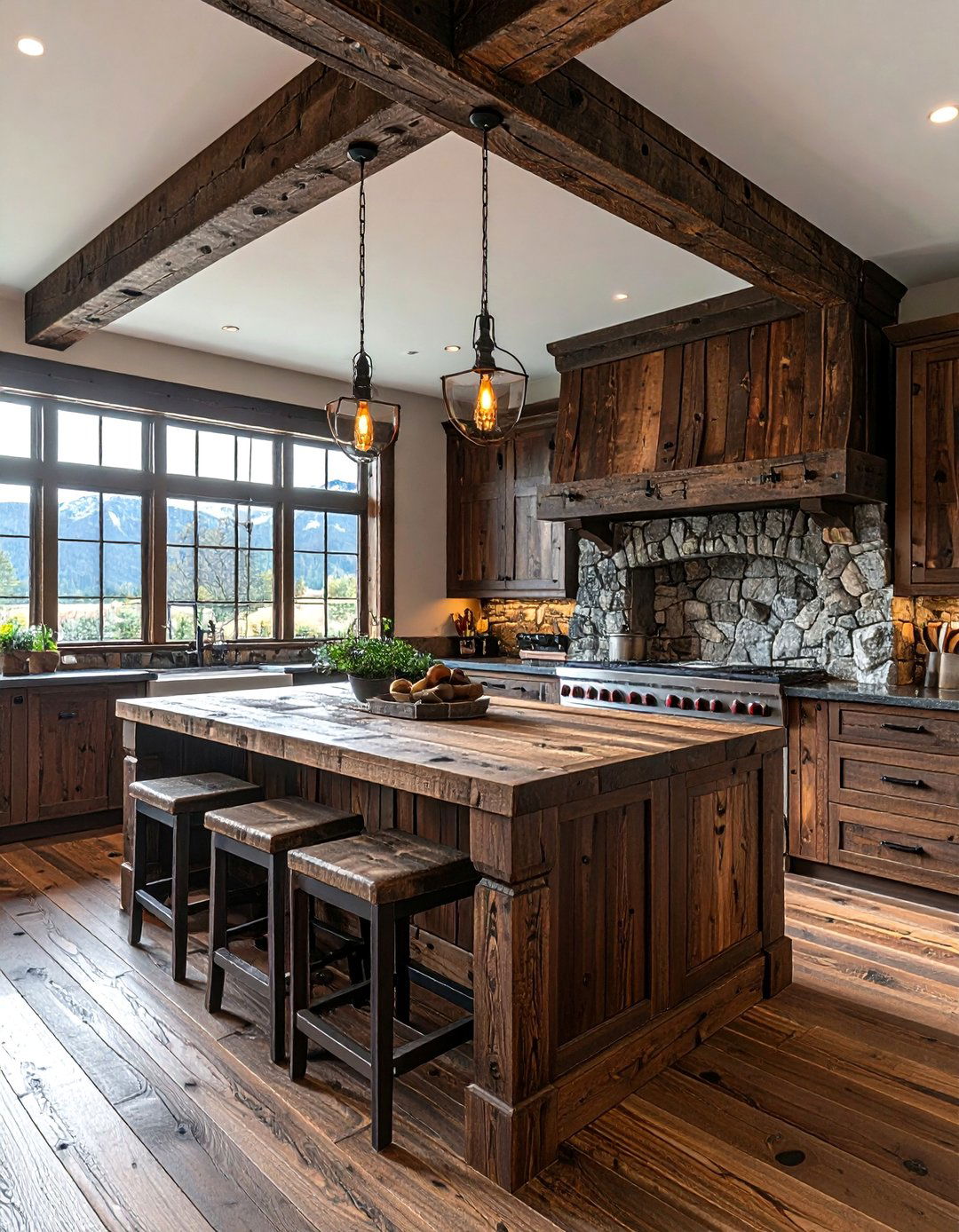 Rustic Wood Kitchen - 30 simple kitchen ideas