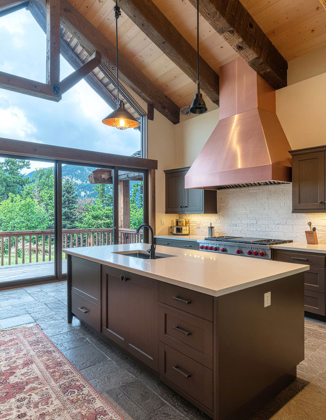 Rustic Wood Kitchen - 30 kitchen layout ideas