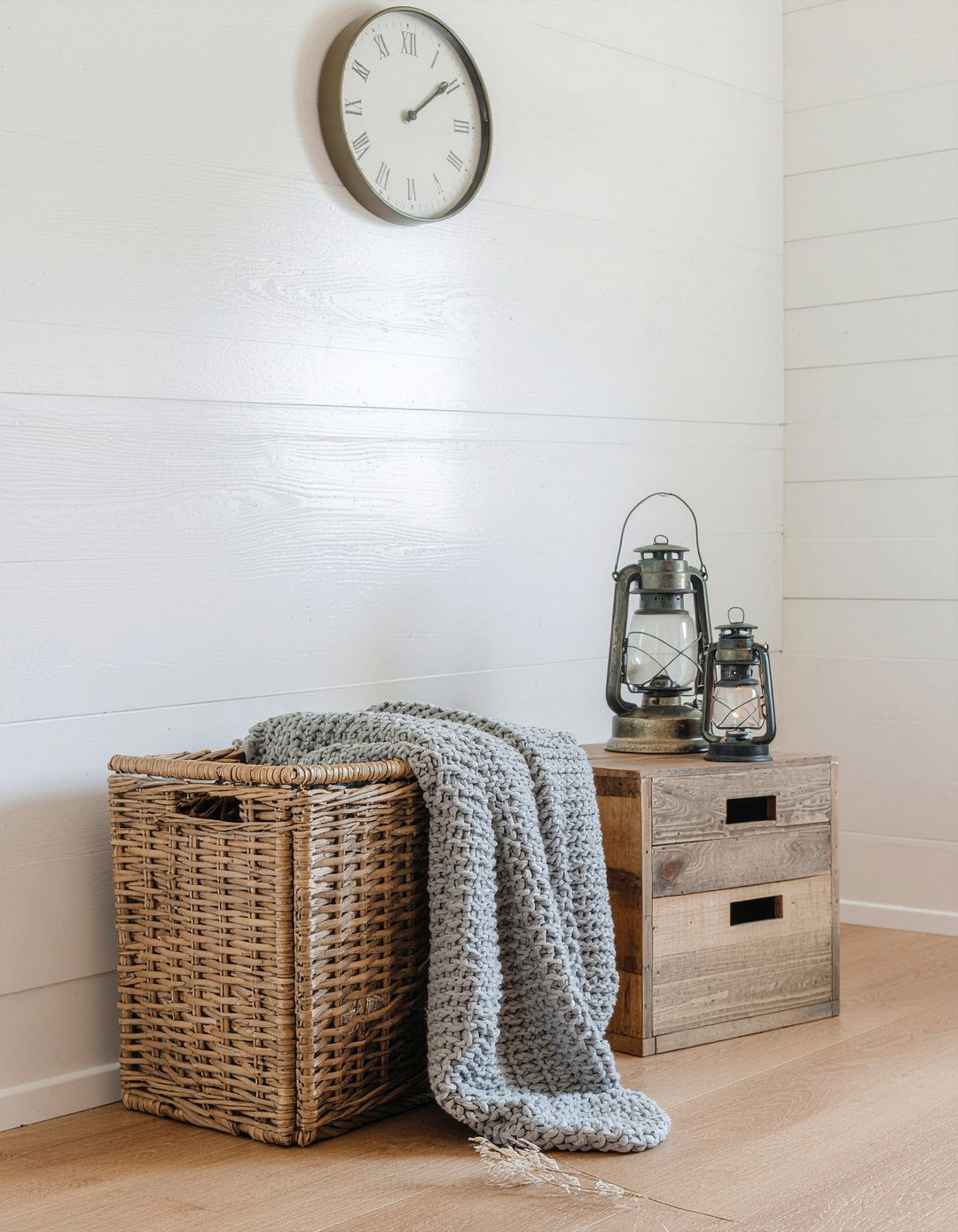 Rustic Wood Storage Cubes - 30 bedroom storage cubes