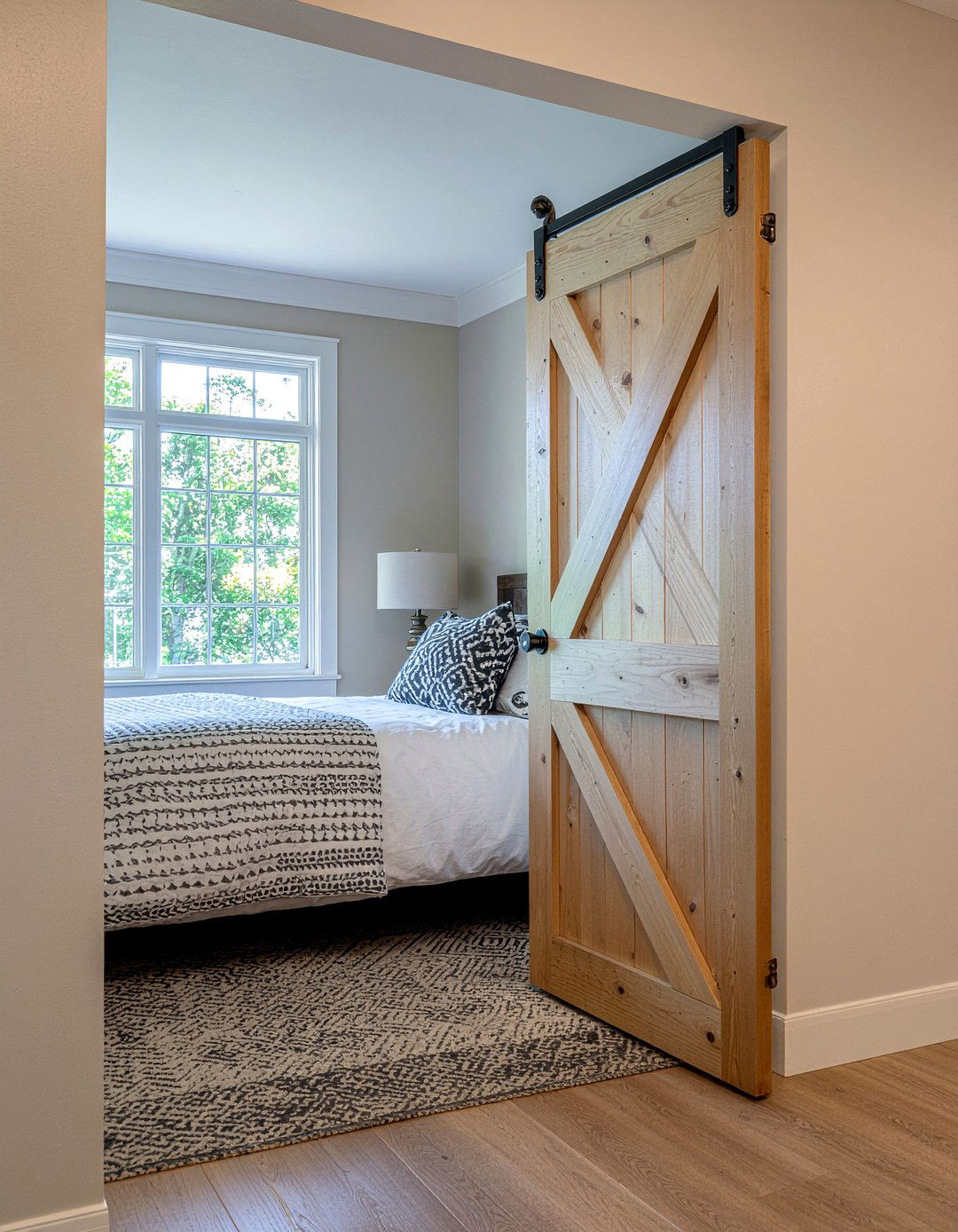 Rustic X Brace Door - 30 bedroom barn doors