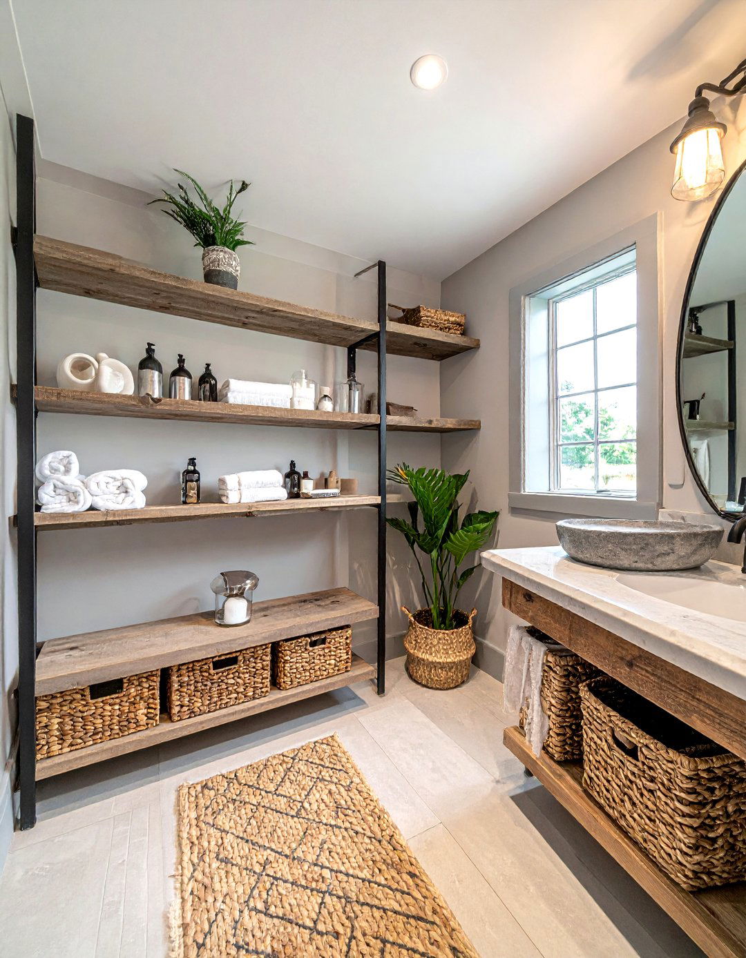 30 Brushed Nickel Bathroom Ideas for a Sleek Modern Look