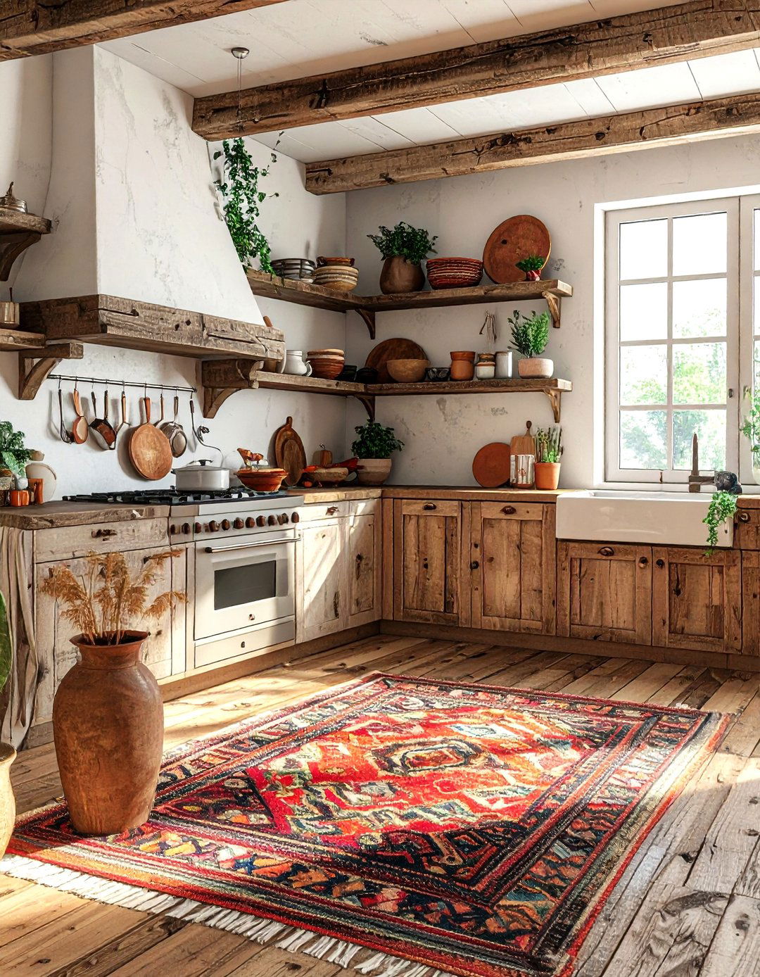 Rustic boho kitchen - 30 boho kitchen ideas