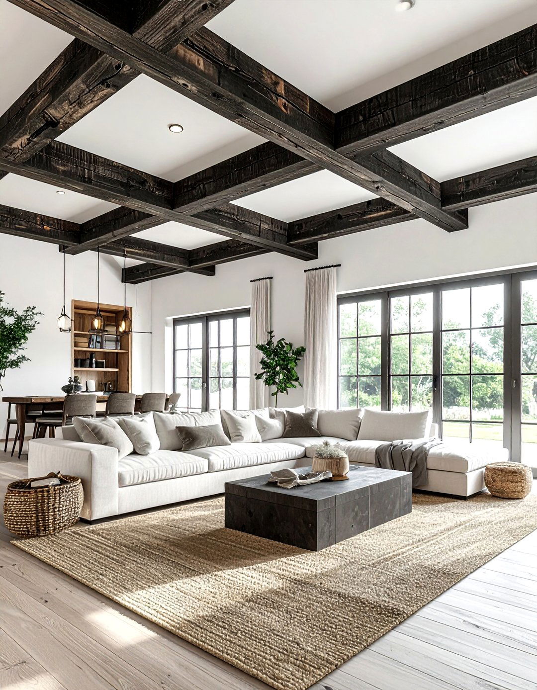 Rustic ceiling beam - 30 Lonny decor ideas