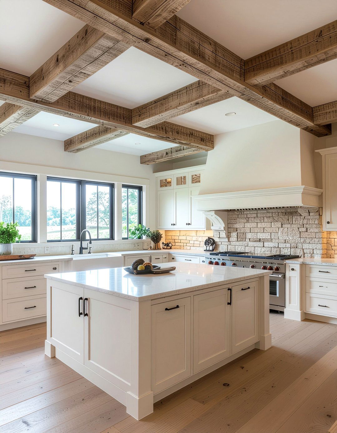 Rustic cream kitchen - 30 warm cream kitchen ideas