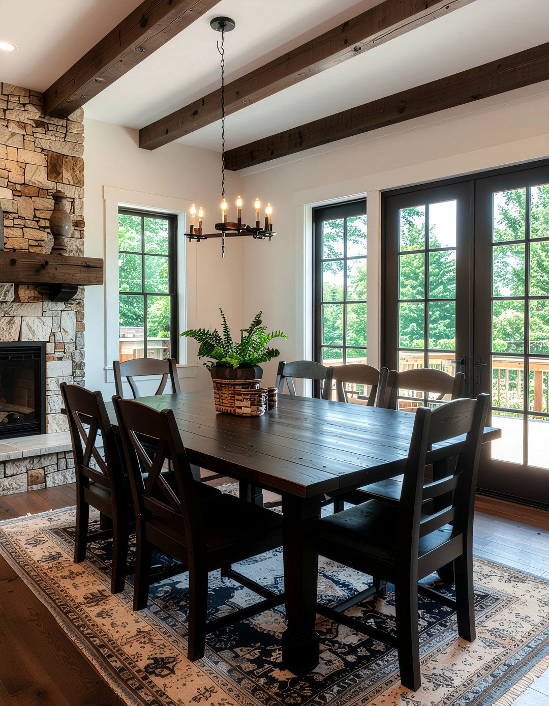 Rustic dining room - 30 dining room goals ideas