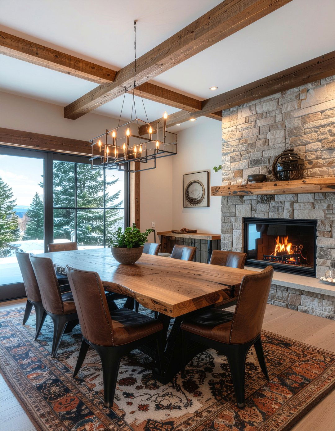 Rustic dining room - 30 New England dining room ideas