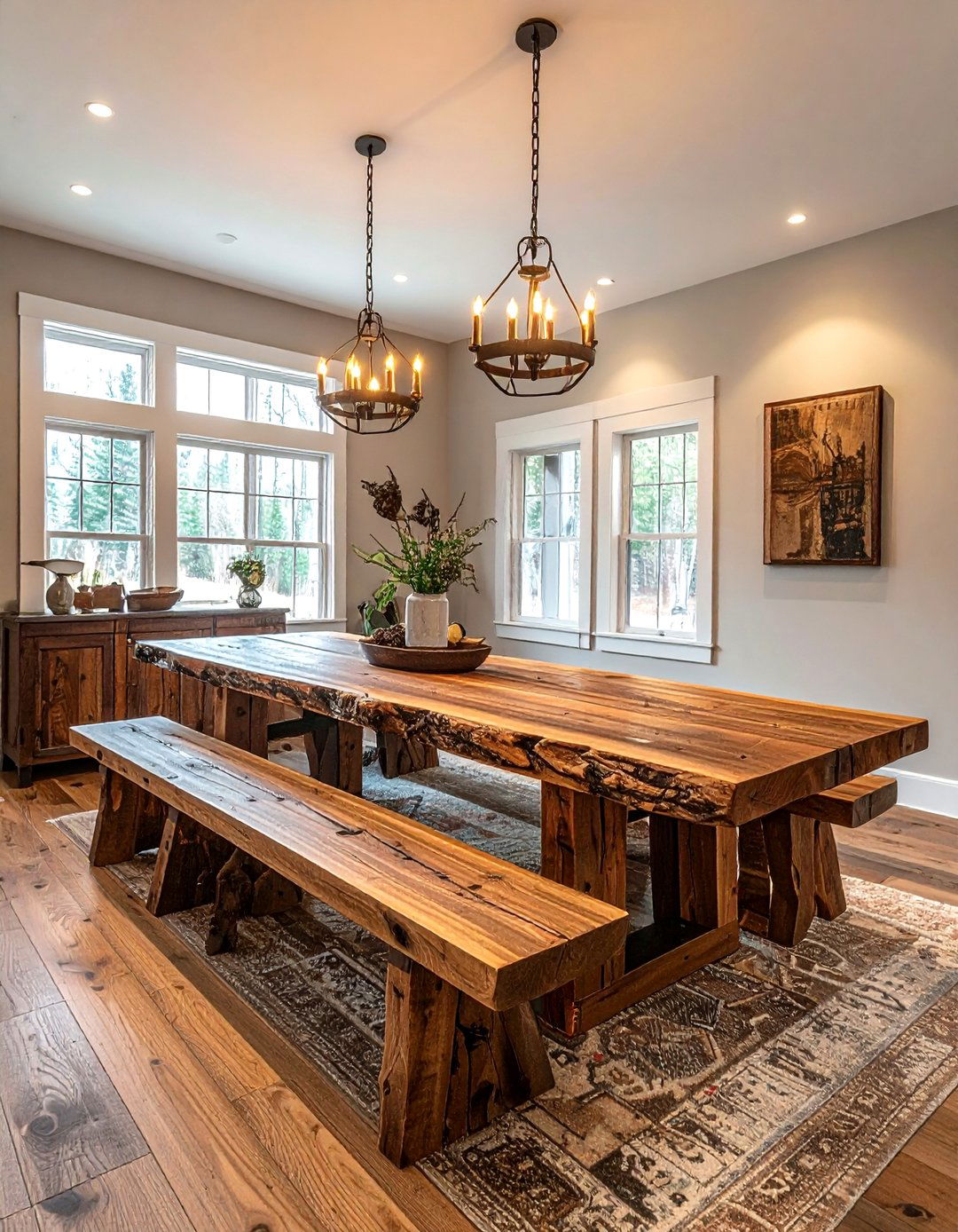 Rustic dining room - 30 spacious dining room ideas