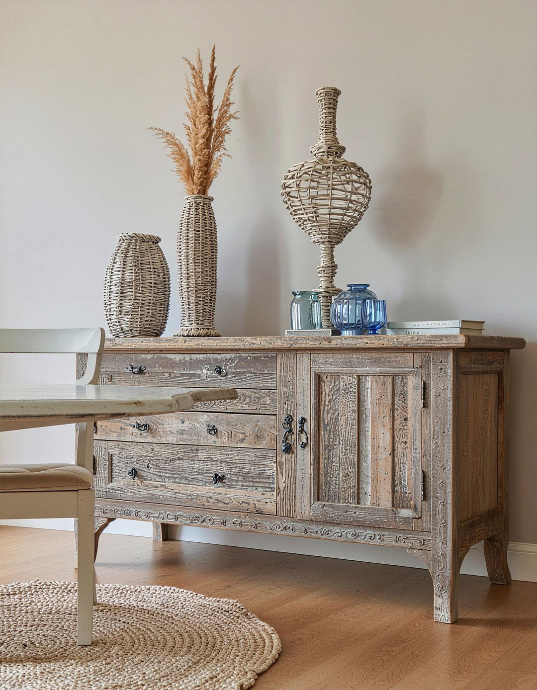 Rustic dining room buffet - 30 rustic dining room ideas