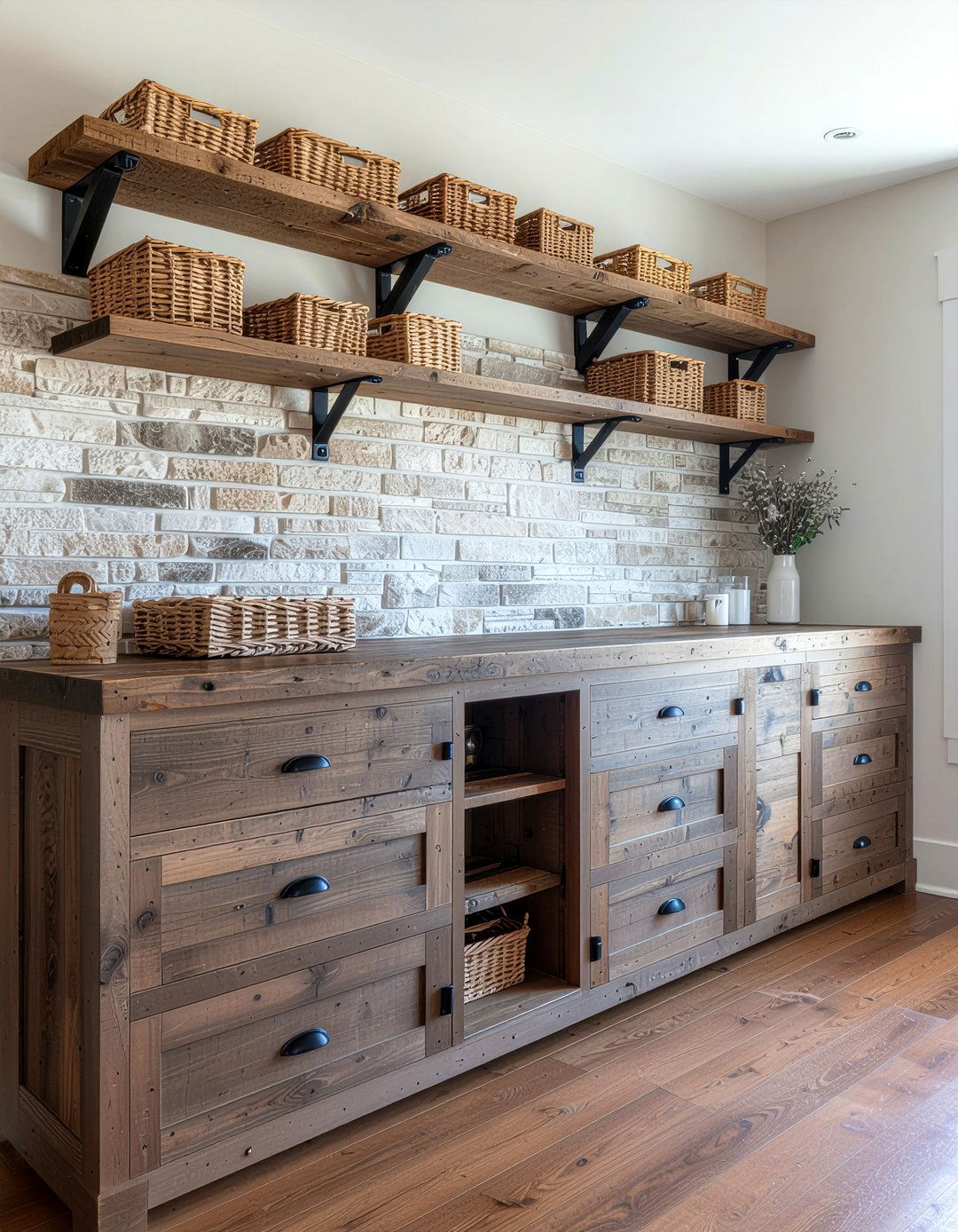 Rustic dining room cabinet wall - 30 dining room built-in cabinet ideas