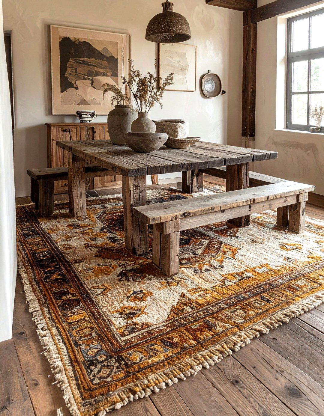 30 Vintage Rug Dining Room Ideas for a Sophisticated Look