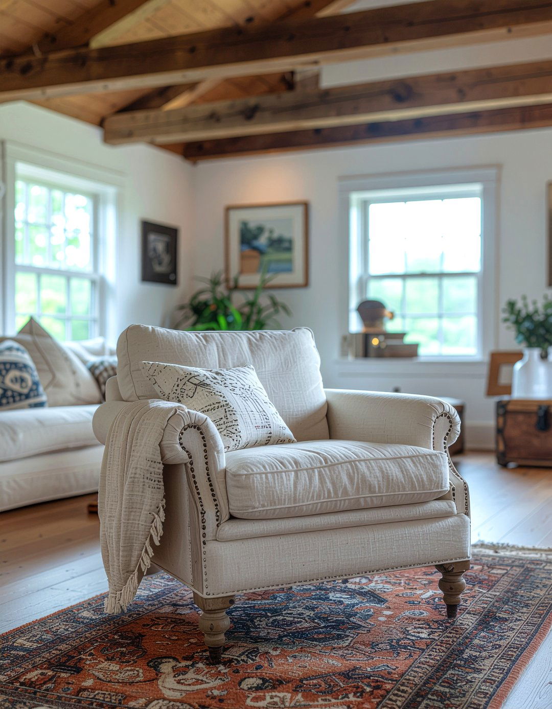 Rustic farmhouse club chair - 30 living room club chair ideas