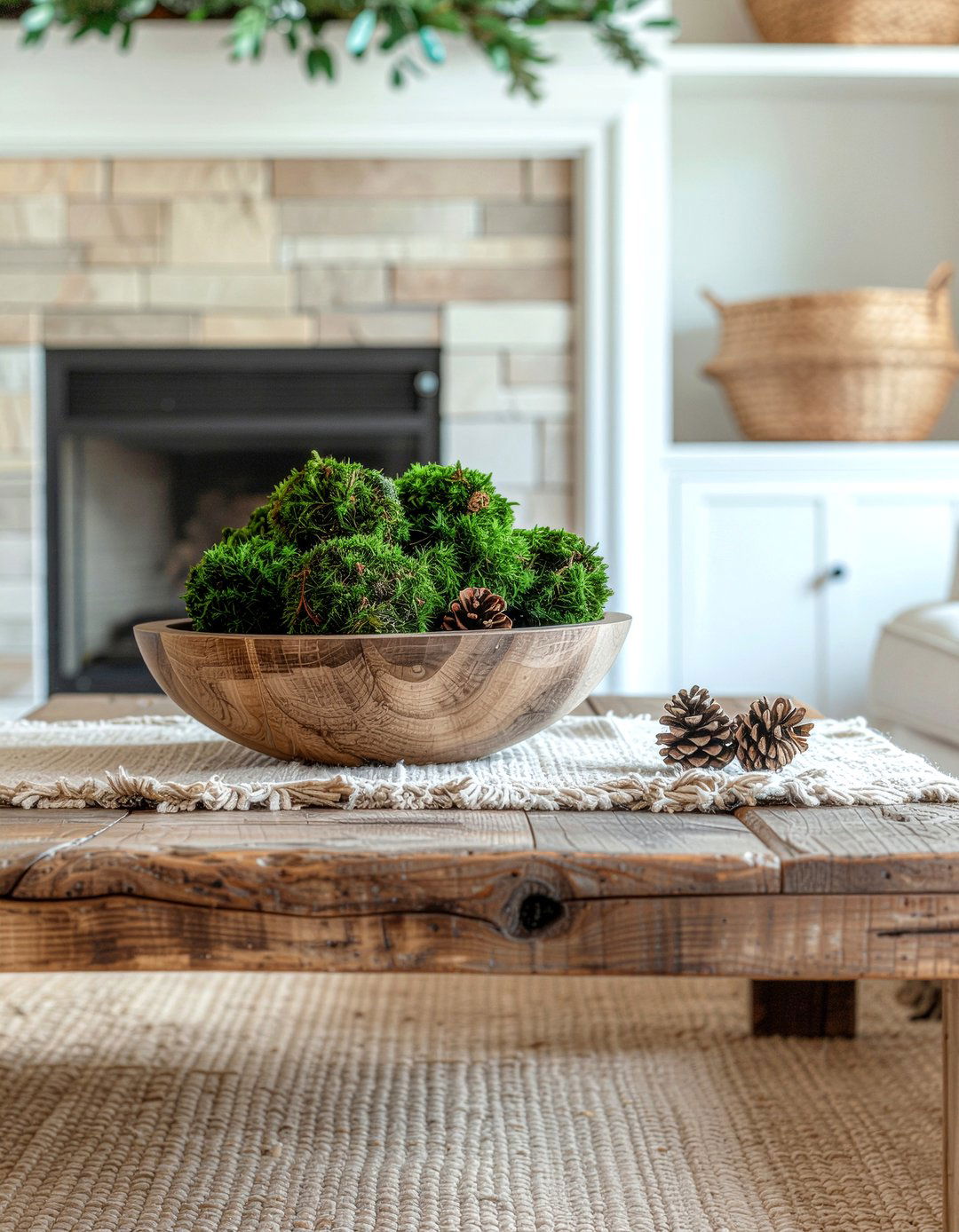 Rustic farmhouse coffee table styling - 30 living room coffee table styling