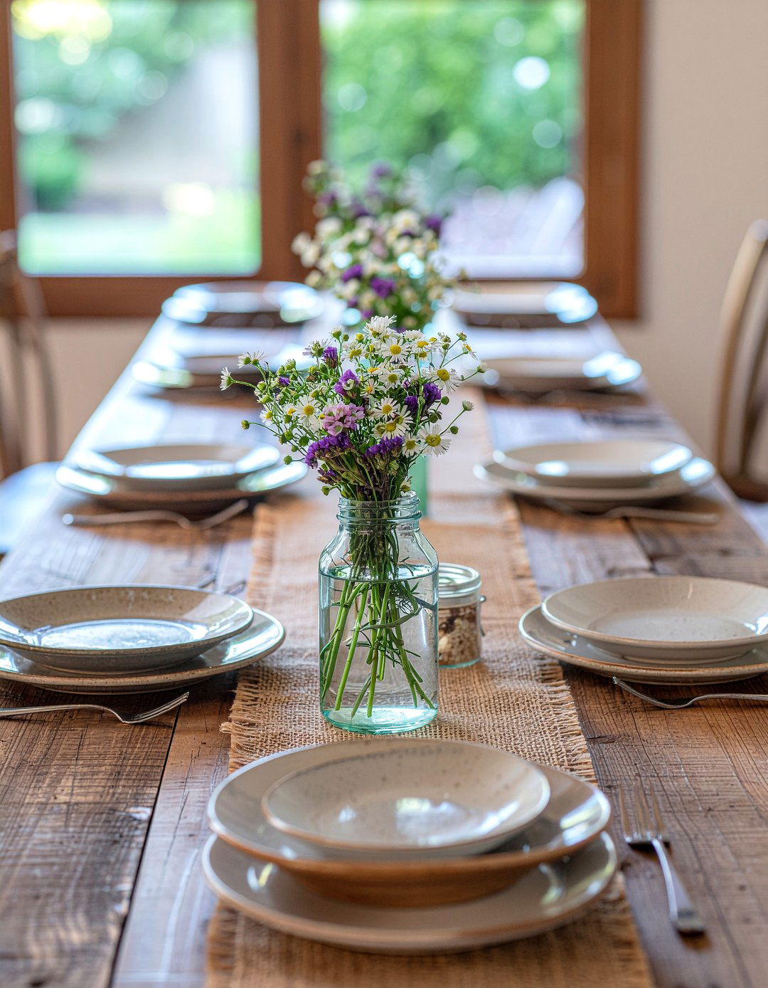 Rustic farmhouse passover table - 30 Passover seder dining room ideas