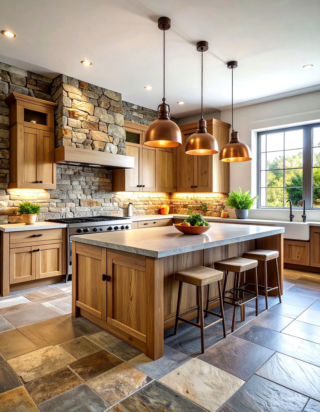 30 Kitchen Stone Wall Ideas for a Rustic and Modern Look