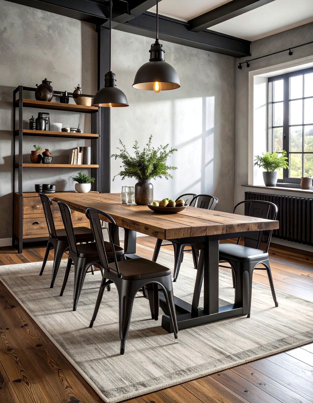 Rustic industrial dining room - 30 Chicago dining room ideas