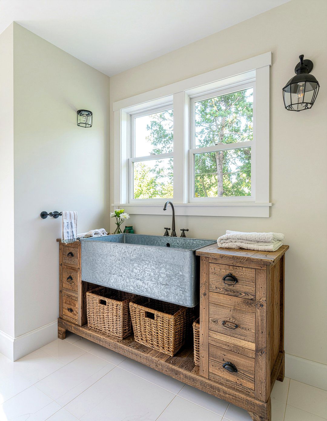 Rustic kids bathroom - 30 kids bathroom ideas