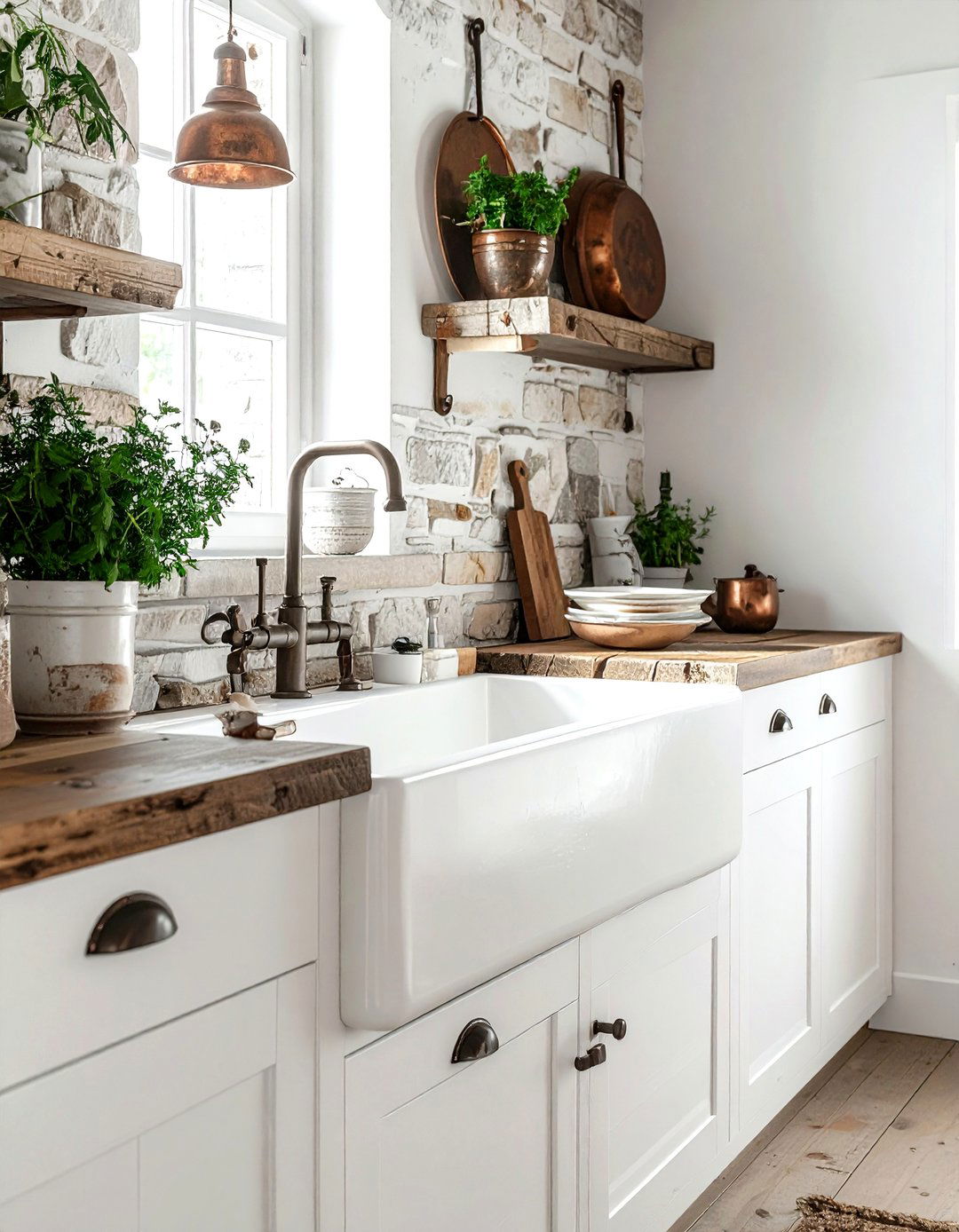 Rustic kitchen cast iron sink - 30 cast iron sink kitchen ideas
