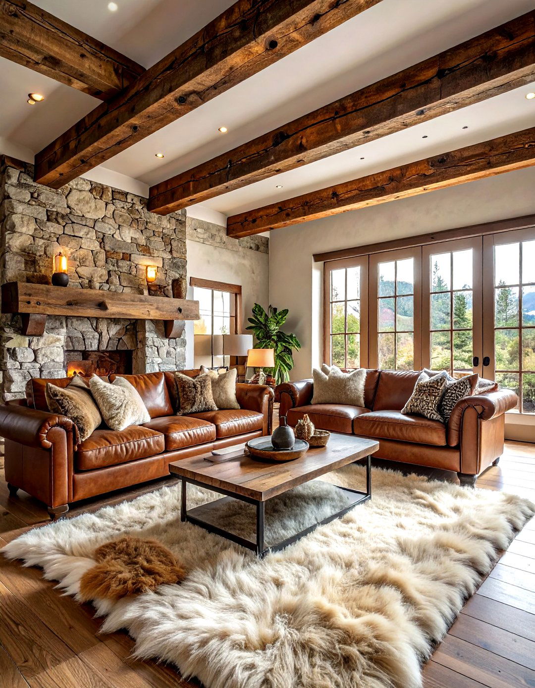 Rustic living room - 30 living room soft settings