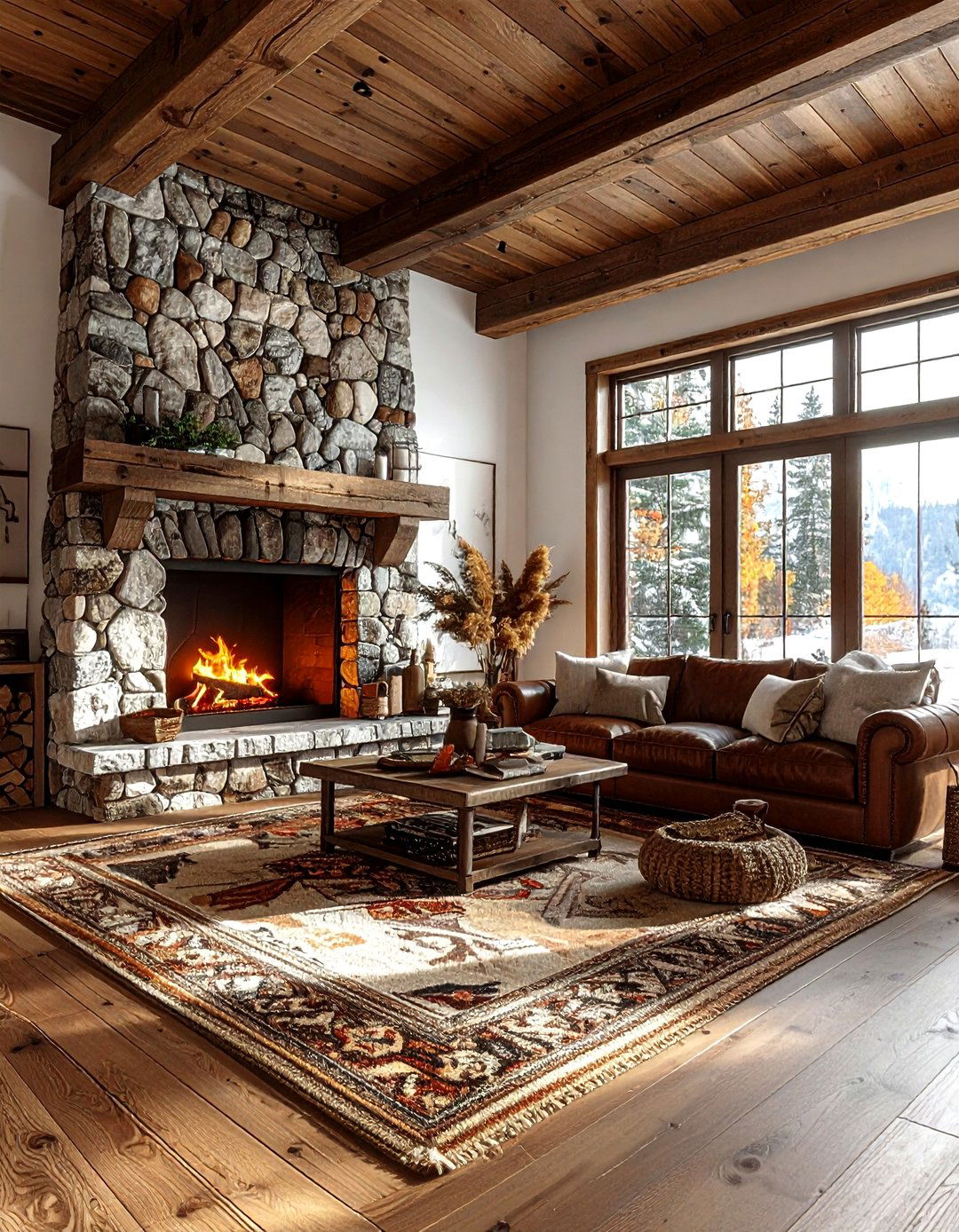 Rustic living room - 30 show home living room ideas