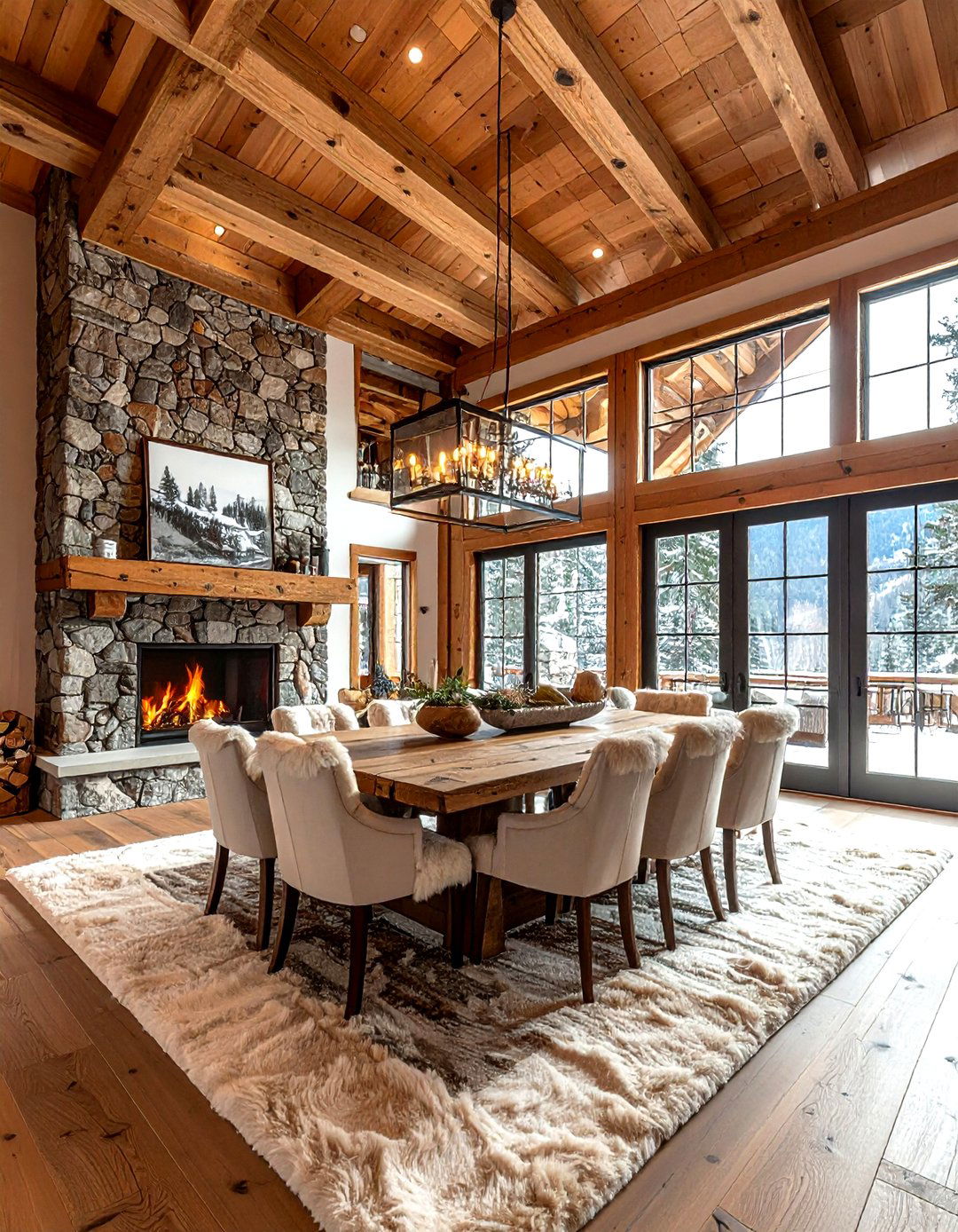 Rustic luxury dining room - 30 luxurious dining room ideas