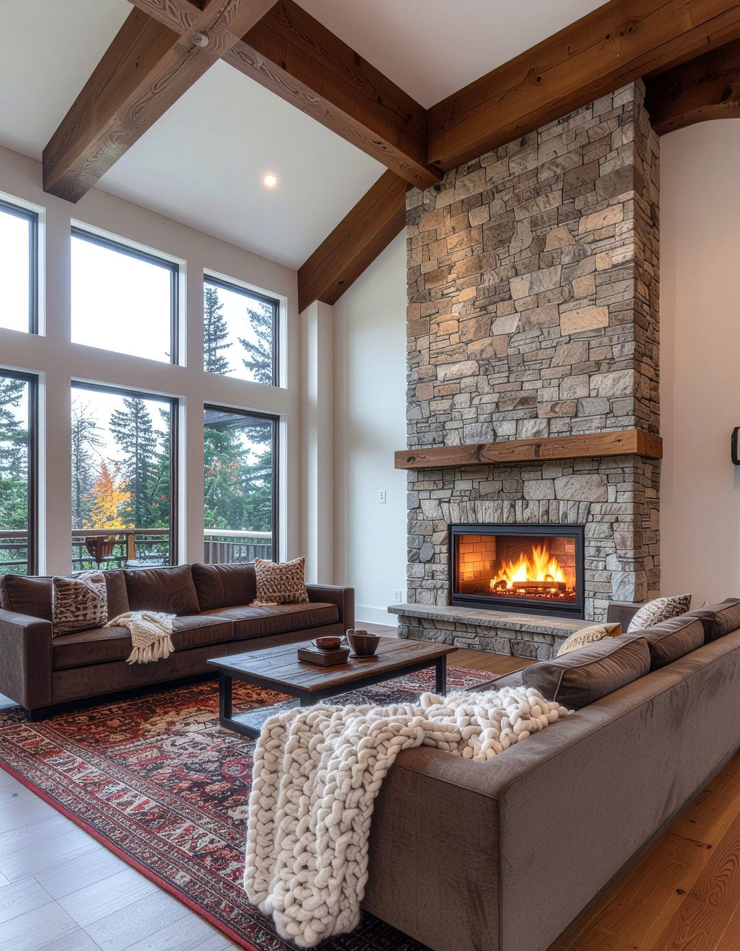 Rustic mansion living room - 30 mansion living room ideas