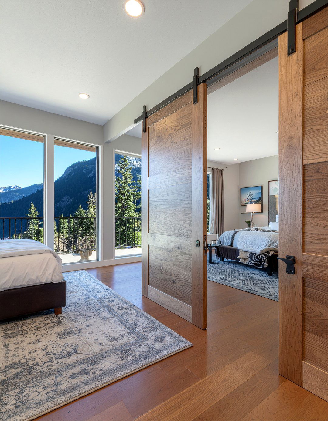 Rustic pocket door - 30 bedroom pocket doors